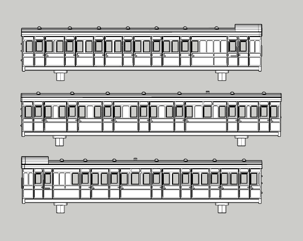 (image for) SECR Birdcage Trio-A Early 3 Coach Bundle - Set 535